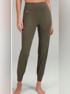 NWT Lululemon Align High-Rise Jogger Size 12 Full Length pants “Dark Olive”